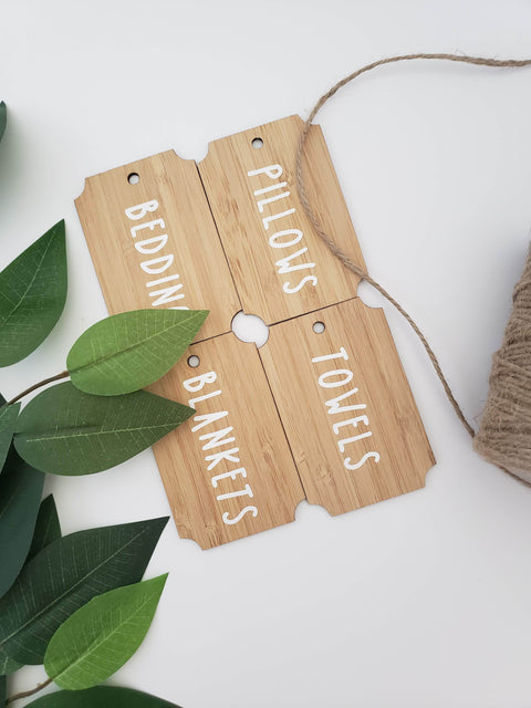 Timeless Design Rectangle Wooden tag
