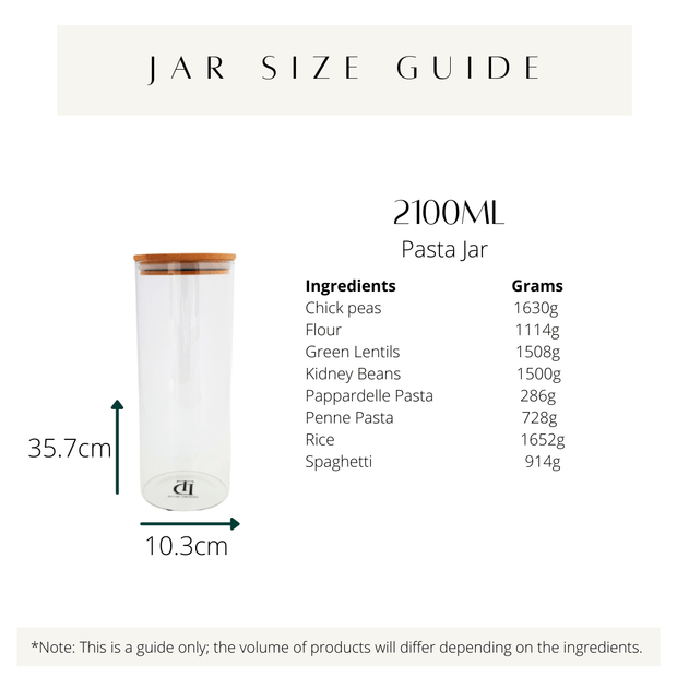 Timeless Design Urban Pasta Jar - 2100ml