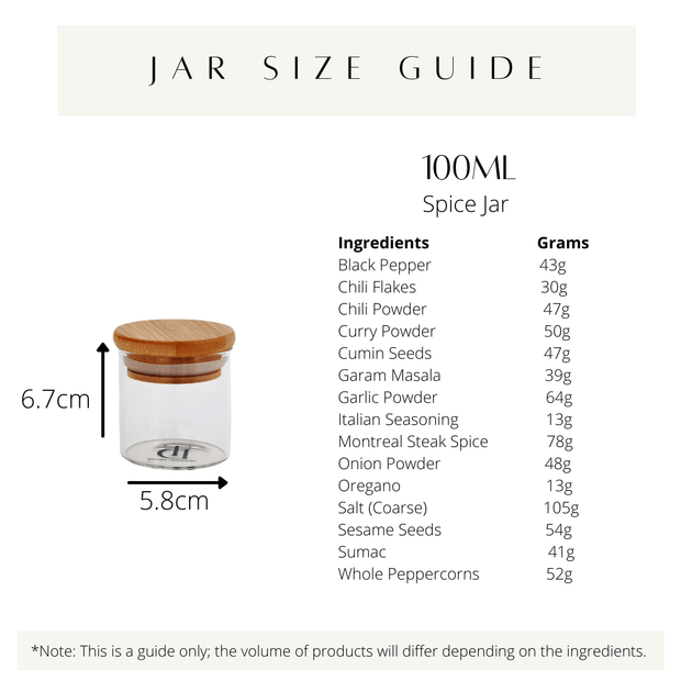 Timeless Design Urban Spice Jar - 100ml