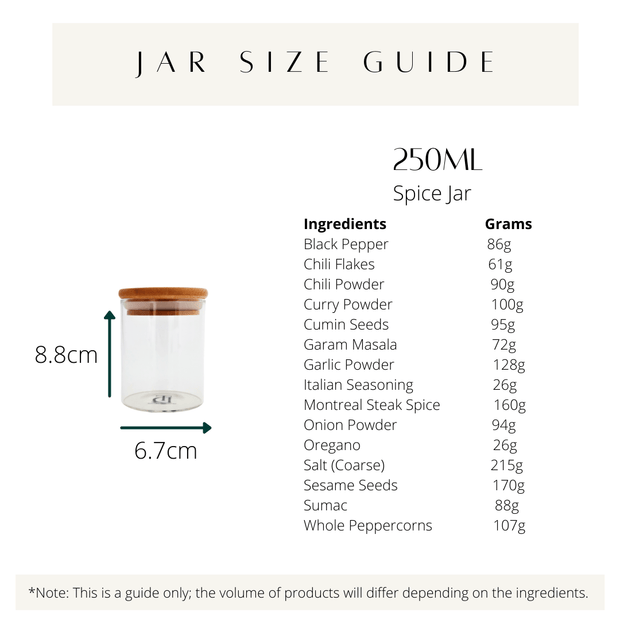 Timeless Design Urban Spice Jar - 250ml